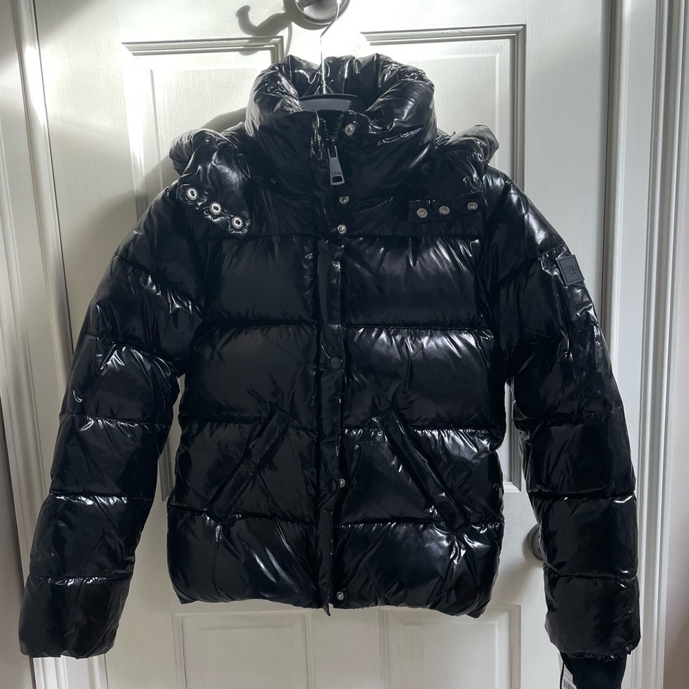 SAM Girls Annabelle Coat in Caviar Size 16